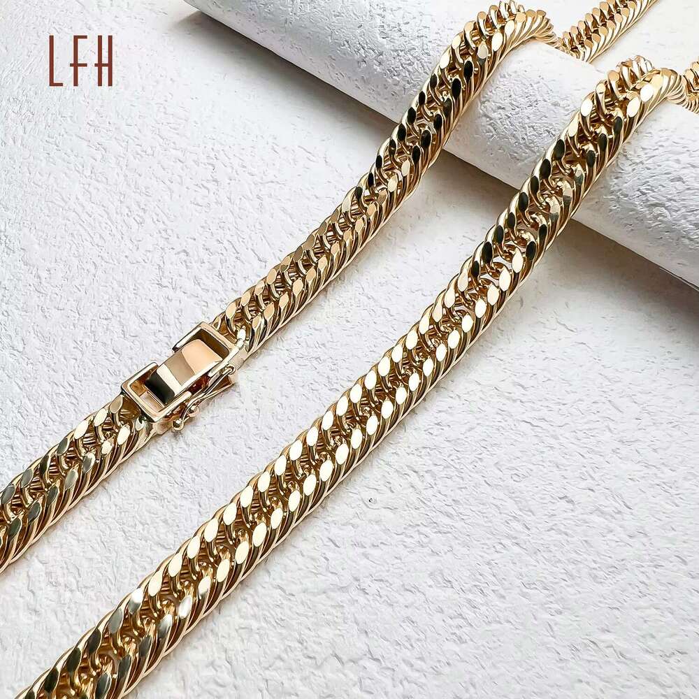 Bulk Sale Hollow Cuban K Real Chain With Certificate Saudi Gold Jewelry Pawnable