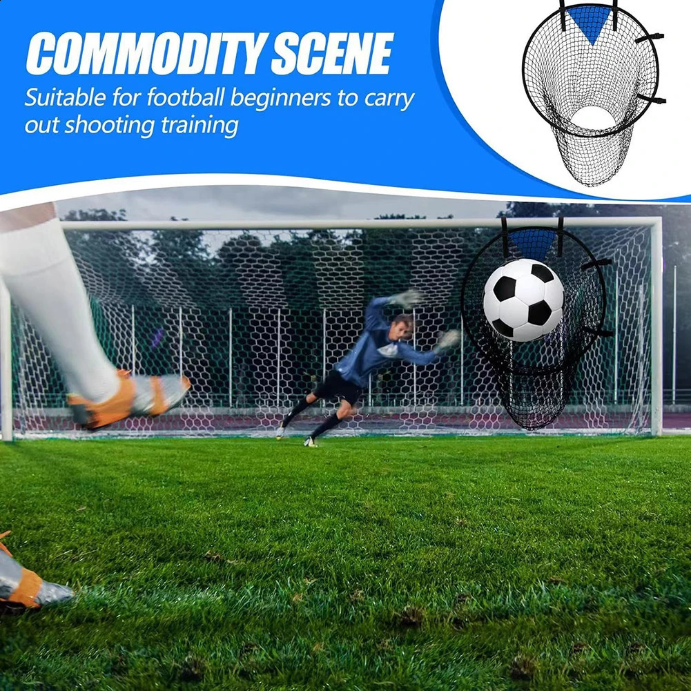 Football Training Shooting Target Net Soccer Goal Youth Free Kick Practice Shooting Net Corner Shooting Soccer Goal Target Nets 250228
