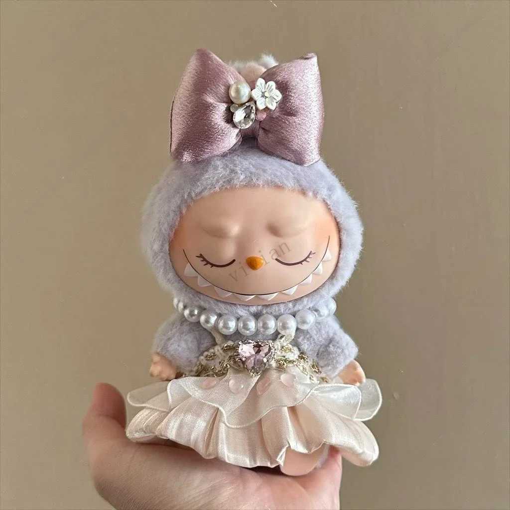 Mini Plush DollS Clothes Outfit Accessories For Korea Kpop Exo 15-17cm Labubu Idol V1 V2 New Chinese style skirt Clothing Gift W250301