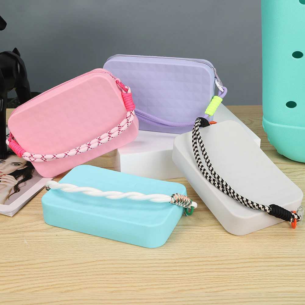Sil Storage Pouch Universal Phe Pouch with Lanyard Beach Bag Cnector Large Capacity for Bogg Bag Y250228