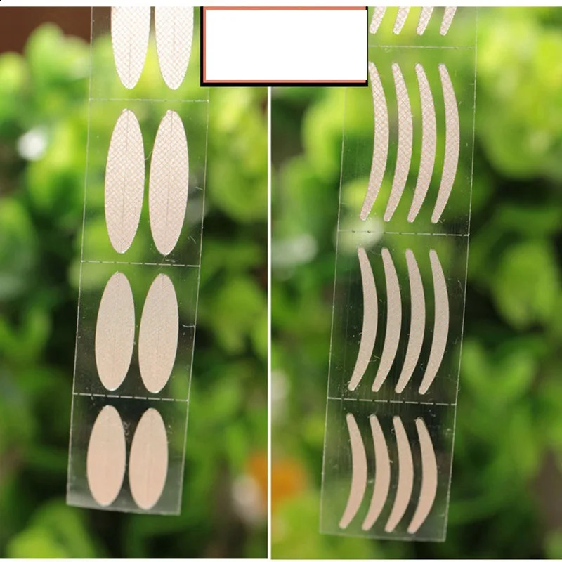 360/600pcs Invisible Double Eyelid Tape Heart Round Roll Mesh Breathable Invisible Double Eyelid Patch Clear Big Eye Beauty Tool 250224