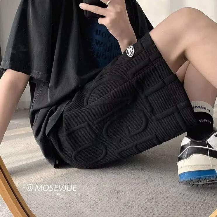 Shorts for Men Summer Running Casual Jogging Sport Short Pants Letter print Solid Color Drawstring Loose Dry Gym beach short man 250225