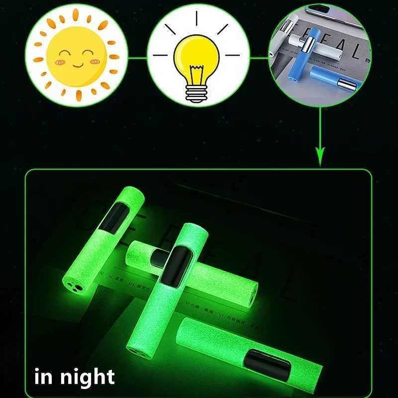 New Torch Luminous Lighter Jet Cigarette Cigar Accessories Pen Airbrush Butane Refill Metal Windproof LighterGadget gift for menT250301