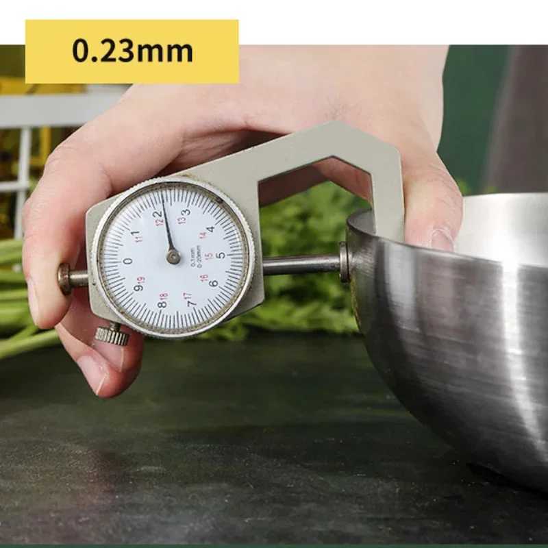 304 Stainless Steel Frying Pan NonStick Pan Fried Steak Pot Uncoated Kitchen Cookware For Gas Stove and Induction CookerC250301