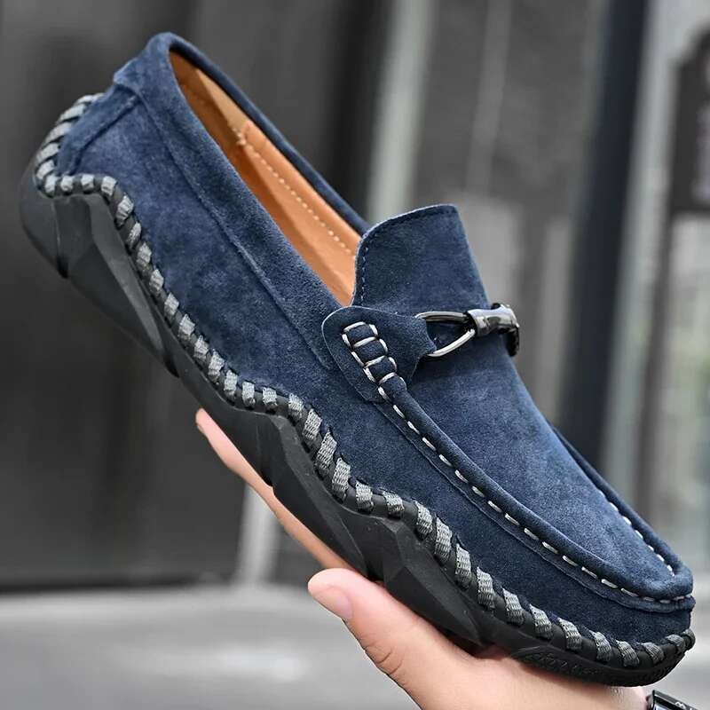 Loafers 2023 Spring Clasicc Comfy Man Flat Moccasin Fashion Slip-On Boat For Men Casual Shoes