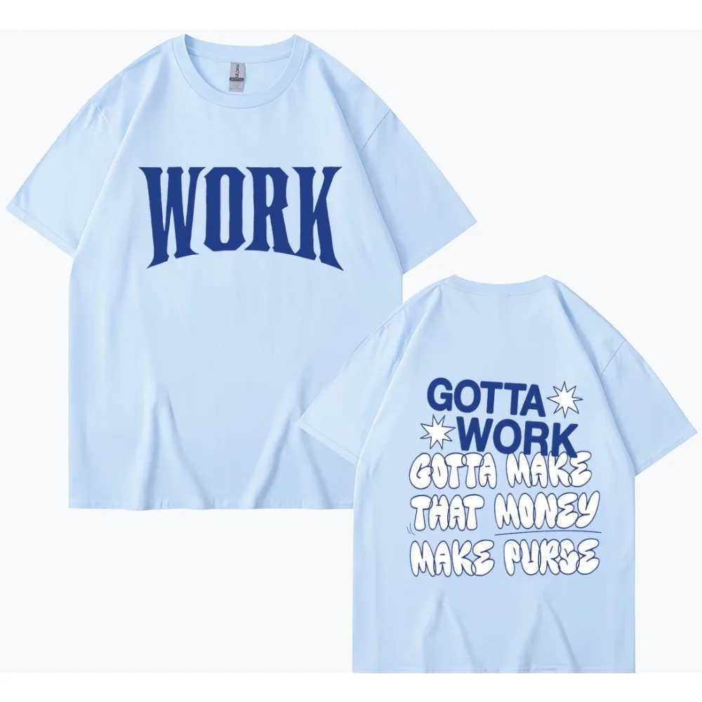 Work Album Graphic ATEEZ T Shirts Mens Womens Fashion Trend Hip Hop Clothes Casual Comfort Oversized Short Sleeve T-shirts J250515