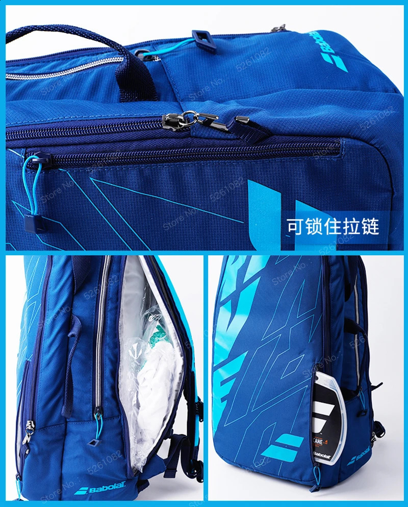 AERO RAFA Tennis Racket Bag For 3 Rackets Large Capacity With Independent Shoes Compartment Sports Backpack 250220
