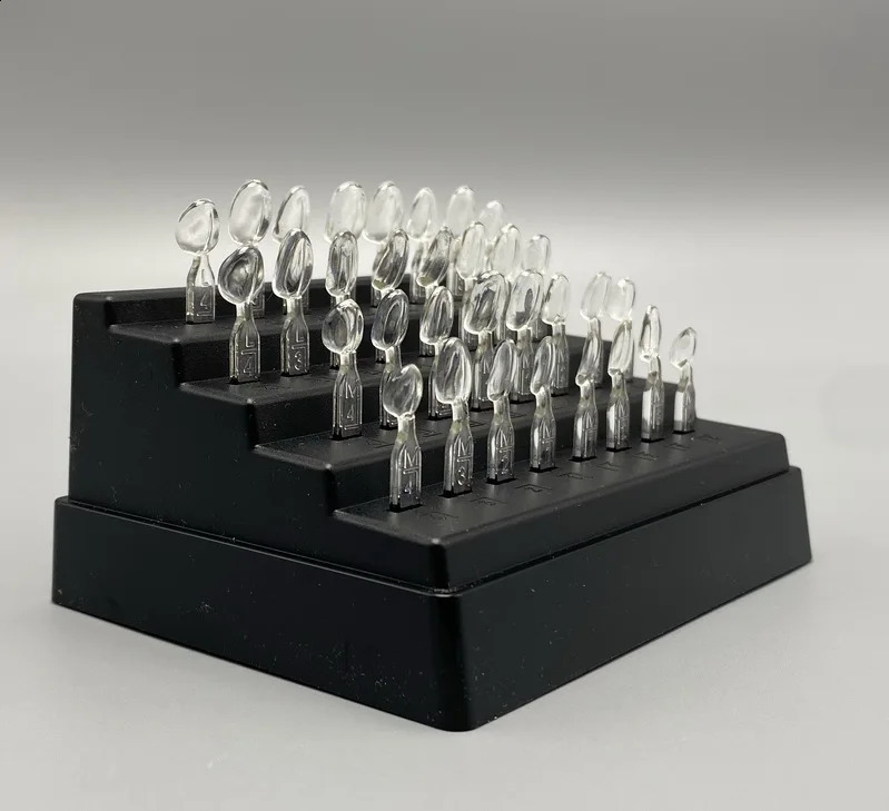 32pcs/Set Dental Front Veneer Mould Kit Composite Resin Light Cure Filling Mold Anterior Teeth Whitening Tools 250228