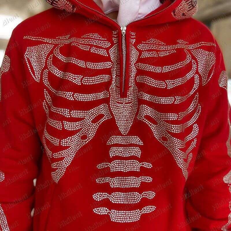 WY33005 Ins style women's clothing autumn and winter new item personalized pattern embroidery loose fitting pullover hooded sweatshirt