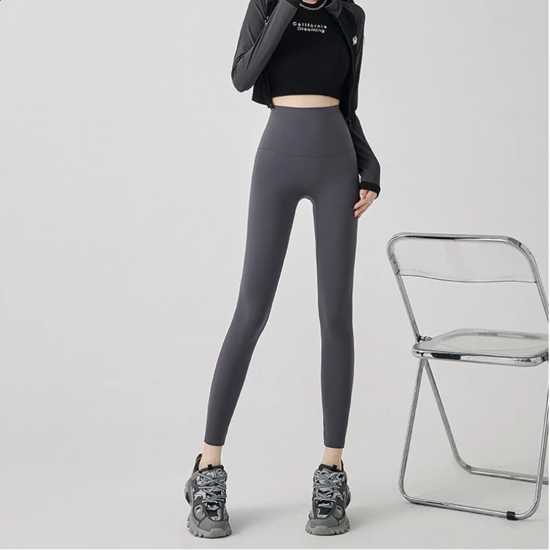 Sexy Legging Womens Shark Pants High Waisted Leggings Slim Pencil Pants No Awkward Thread Women Clothing 250225