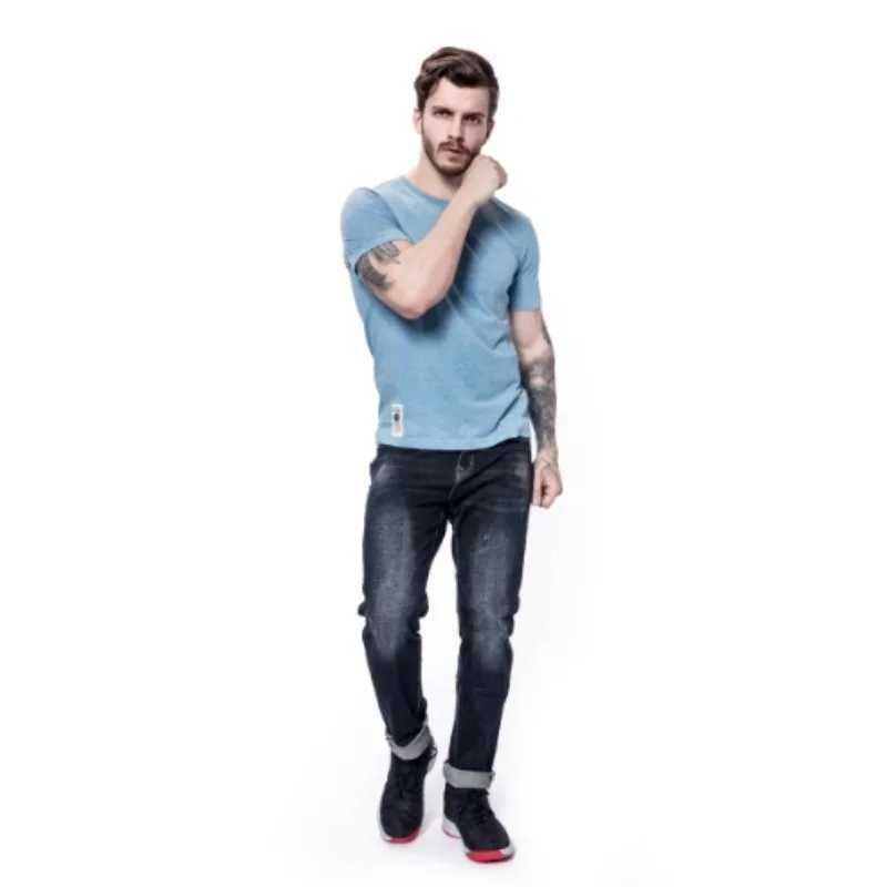 Mens T-shirt Cotton Solid Color t shirt Men Causal O-neck Basic Tshirt Male High Quality Classical TopsT250228