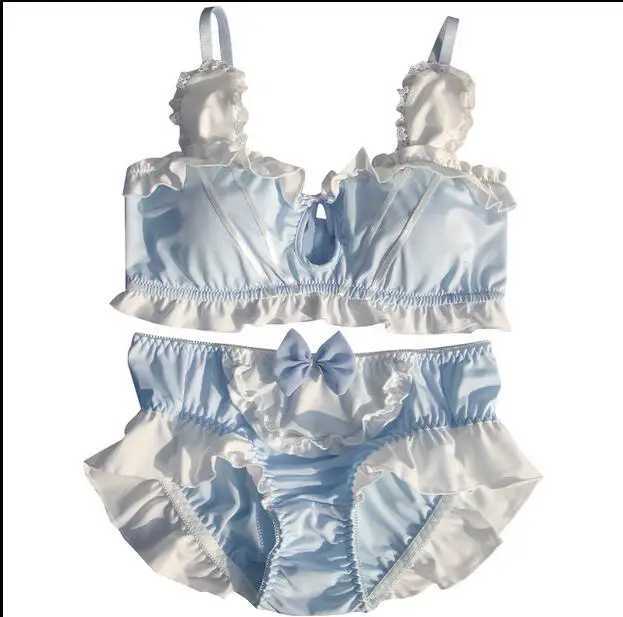 Japanese beauty lolita bra underwear set girl pink bralette cute fresh lolita my melody no steel ring brassiere sweet braletteXJ250301