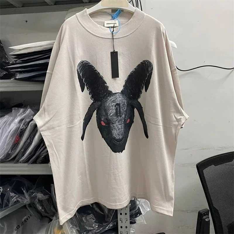 Men's T-Shirts Mens Polos Vintage ArnodeFrance Short Sleeve T-shirt Printed Casual Hip Hop Mens High Quality Loose T-shirt J250301