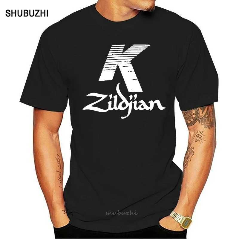 Zildjian K Percussion Drums Cymbal Mens Black T-Shirt Cotton Printed Short Sleeves Funny Graphic Tee ShirtT250228