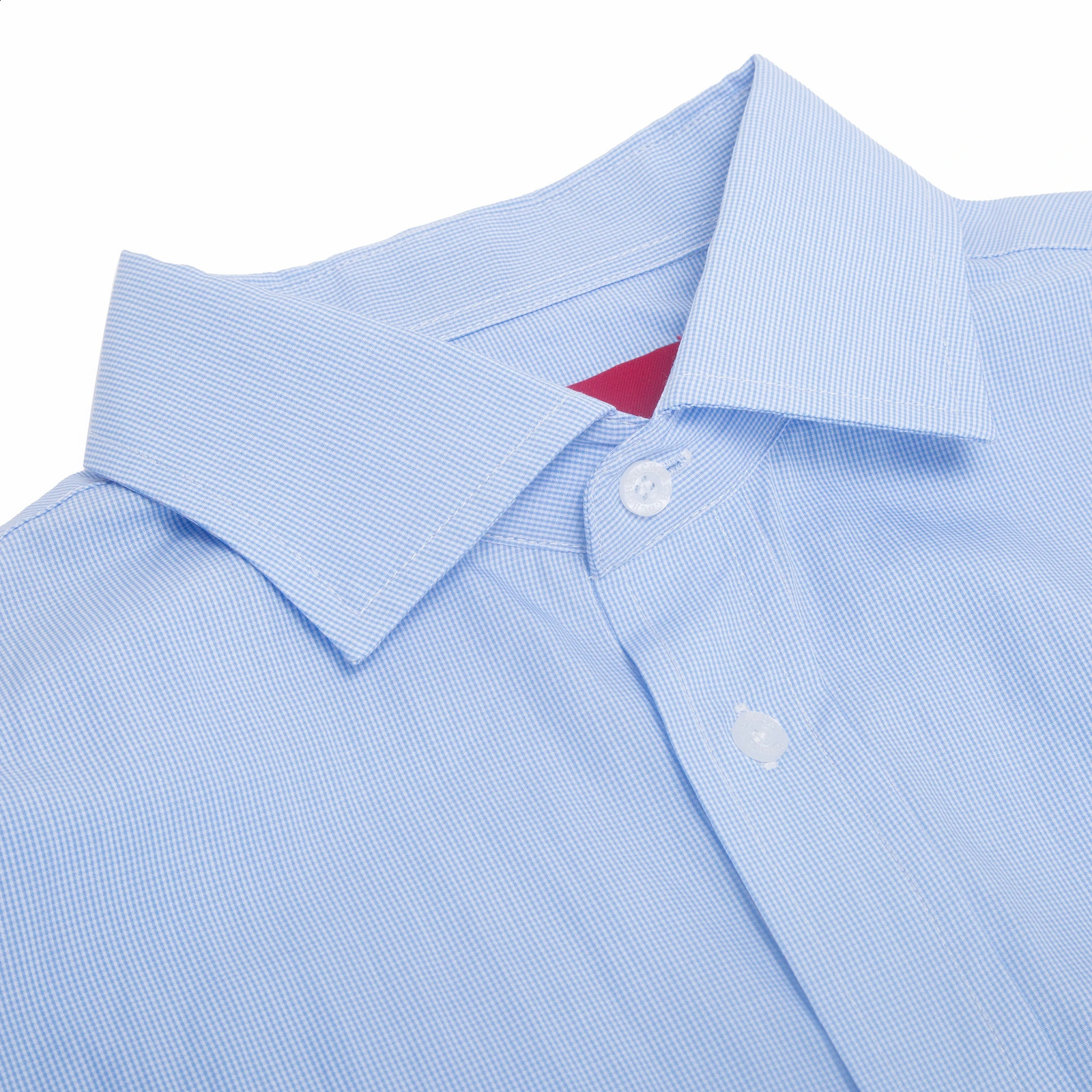 CHCH Mens Top Quality Dress Shirts Long Sleeve Slim Striped Lattice Business Casual Formal Blue Shirt Social Clothing 250226