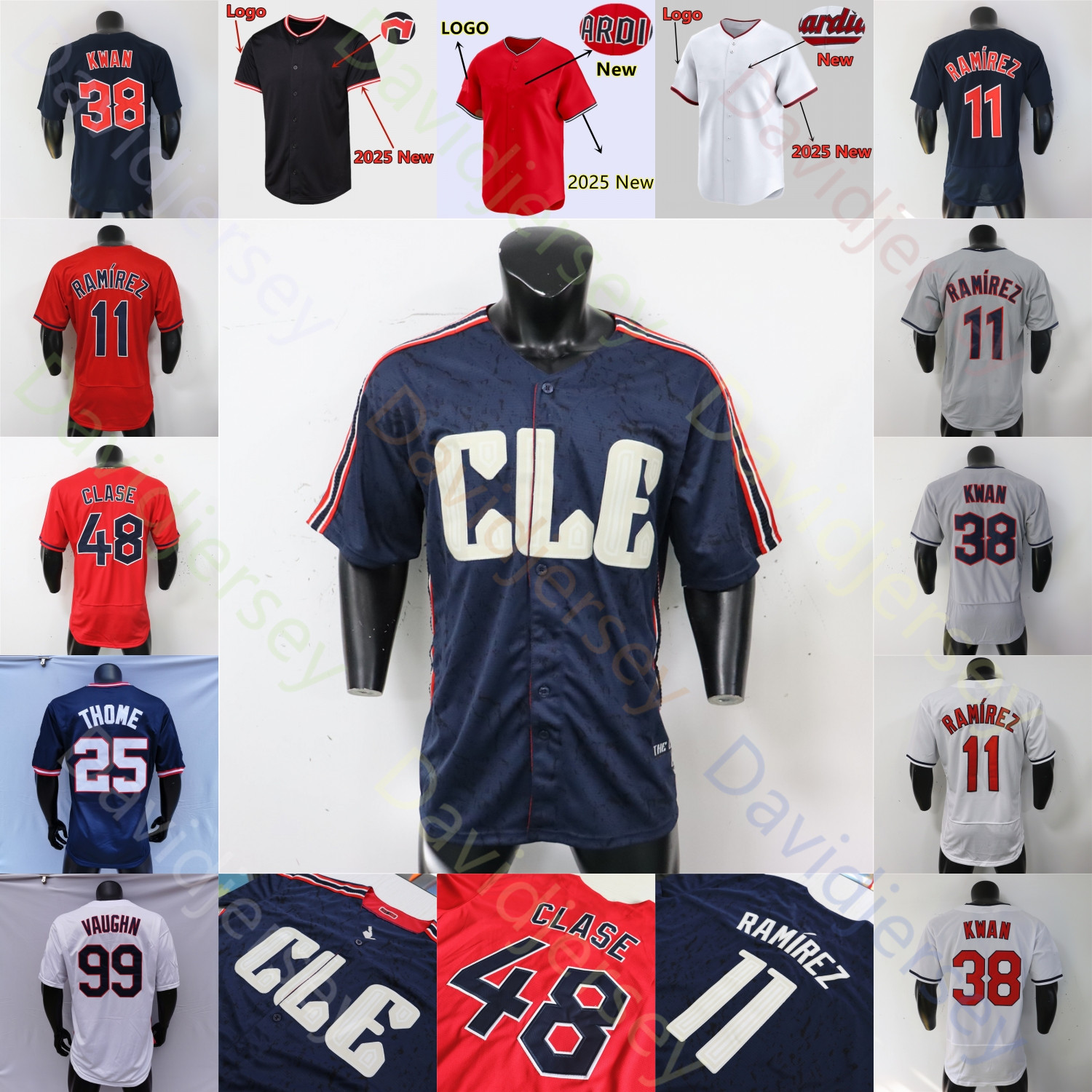 City Jersey Jose Ramirez Steven Kwan Emmanuel Clase Shane Bieber Bo Naylor Carlos Santana Logan Allen Daniel Schneemann Rocchiol Arias Hedges McKenzie Women