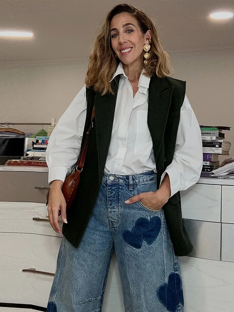 Vintage Low Rise Baggy Jeans Women Y2k Loose Fit Boyfriend Straight Wide Leg Jeans Trendy Stretch Long Denim Pants Spring 250225