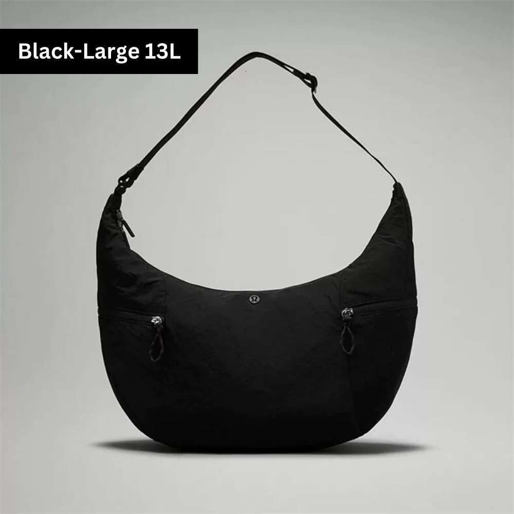 Trendy Water-Resistant Large Slouchy Crossbody Bag Women's Shoulder Sporty Yoga Gym Sg Bag, City Essentials