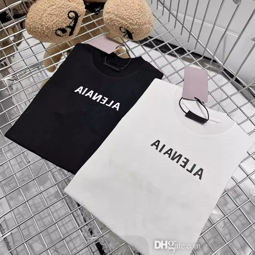 Kids Designer Clothes Summer T Shirt Trendy Brand Luxury Tee Childrens Clothing Tshirt 2025 New Boys Girls Loose Short Sleeved T-shirt