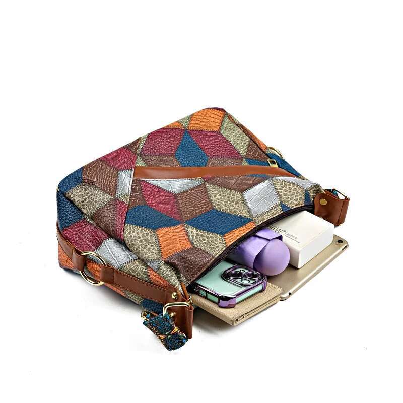 2024 Women Soft PU Leather Purse Quality Female Messenger Bag Designer Large Capacity Handbag Ladies Shoulder Packs