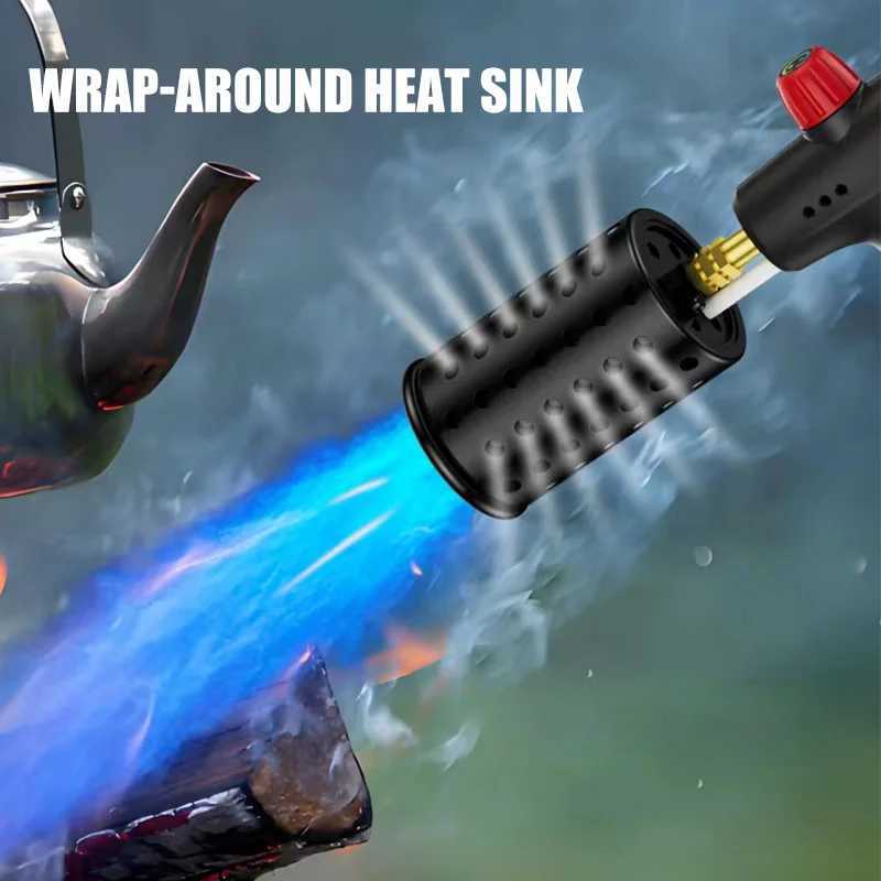Multi-Function Flame Thrower Large Diameter Stainless Steel Flame Thrower Hose Safety Lock Design Propane Gas Tank Outdoor BBQT250301
