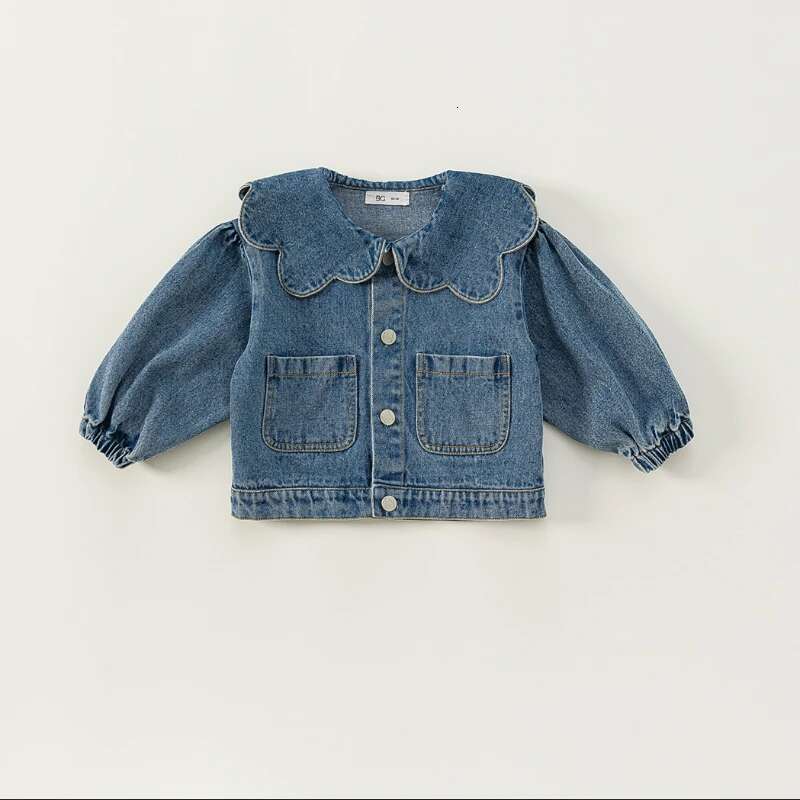 Ddmyshoesvip Denim Jacket Clothes Kids Jackets For Girl Outwear Coat Children Top Infantil Menina Abrigos