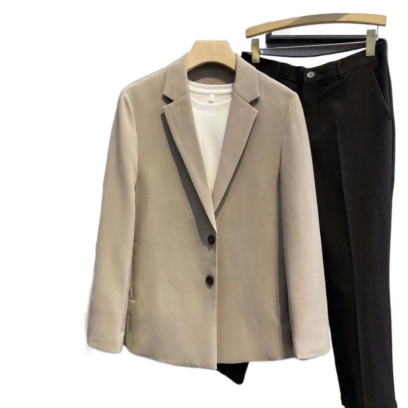B2281Elegant Men's Casual Business Outfit - Perfect for Spring and Autumn