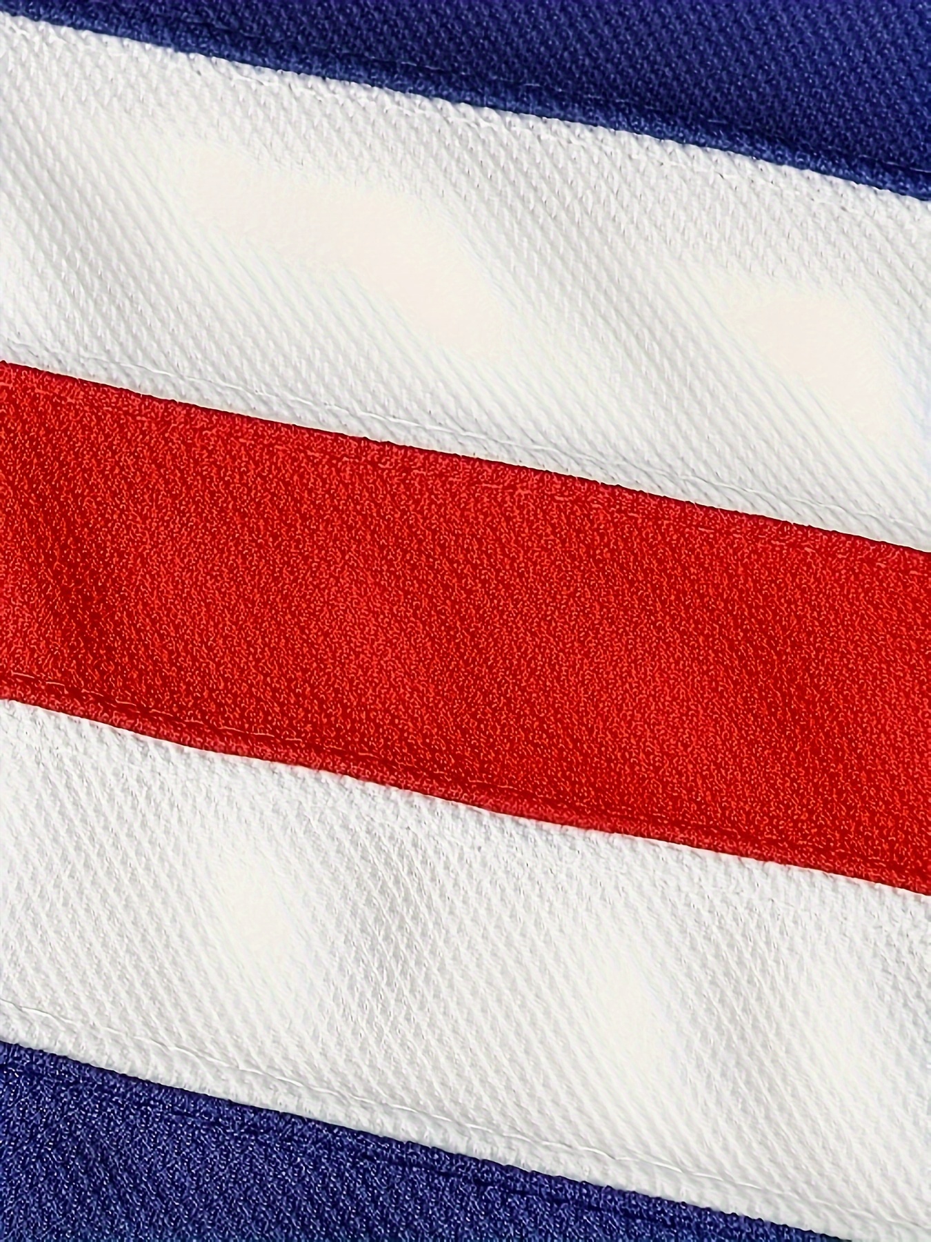 USA-Themed Men's Ice Hockey Jersey Polyester, Breathable, Slight Stretch, V-Neck, Embroidered Detail for Match Training Free shipping