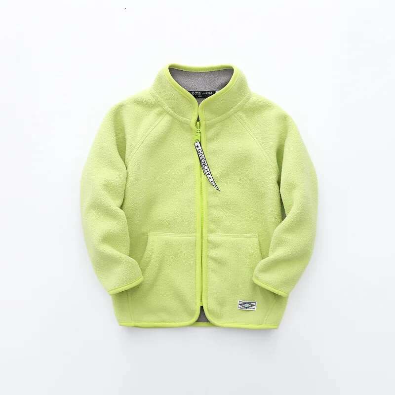 Ddmyshoesvip Warm Polar Fleece Unisex Child Coat Full Zip Sanding Baby Girls Boys Jackets School Kids Children Outerwear Years Old