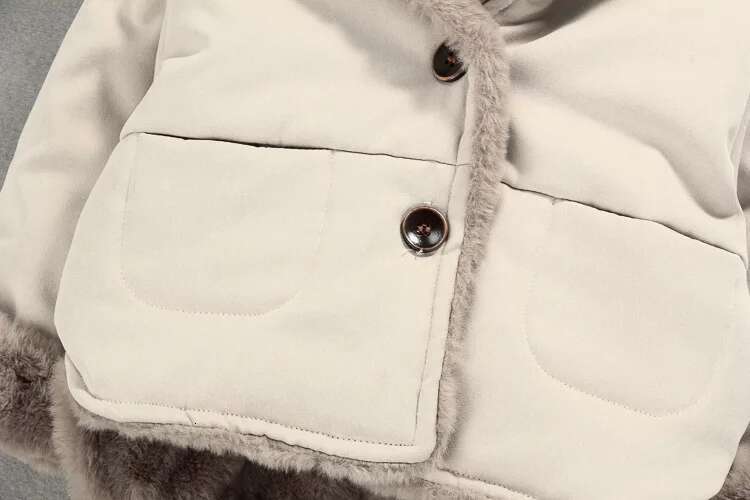 Ddmyshoesvip Autumn Winter Fleece Jacket Cartoon Hooded Plus Veet Infant Boys Coat Newborn Baby Girls Outerwear Toddler Parka