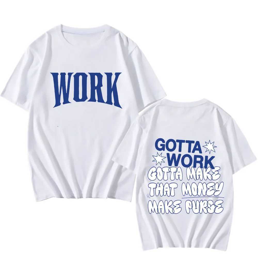 Work Album Graphic ATEEZ T Shirts Mens Womens Fashion Trend Hip Hop Clothes Casual Comfort Oversized Short Sleeve T-shirts J250515