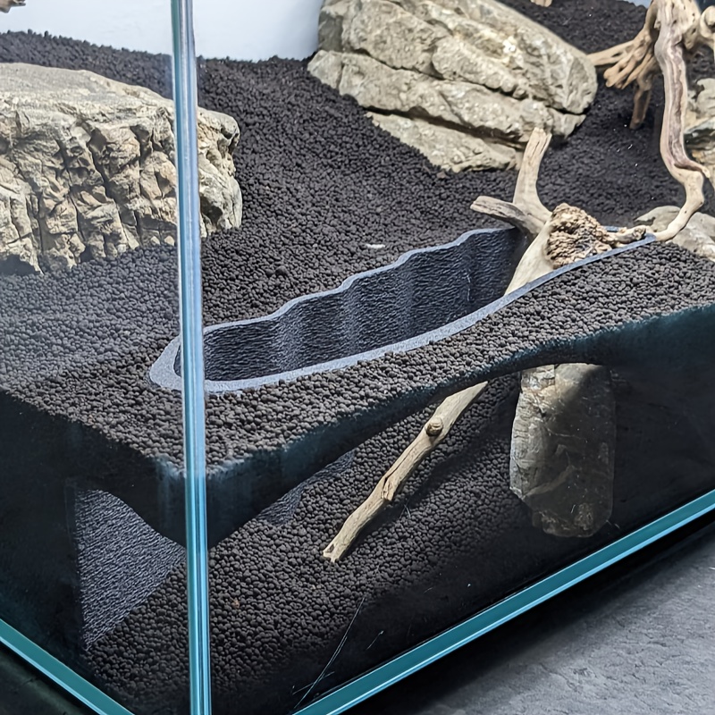 Aquarium Natural Corner Cave: Fish Body Location/Hidden and Observation Window