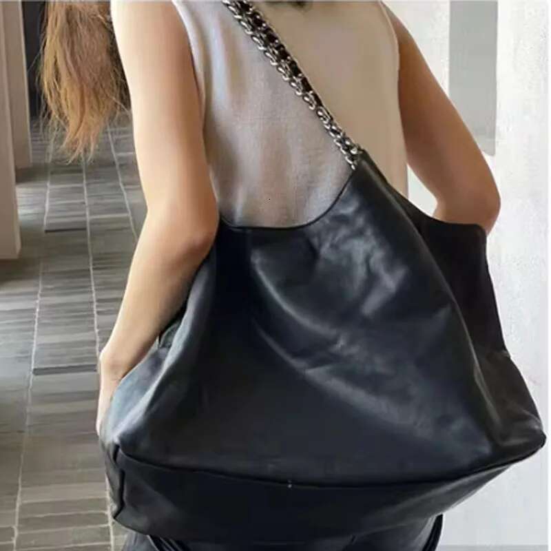 Large Capacity Commuting Tote Women Handbag Fashion Soft PU Leather Single Shoulder Armpit Bucket Bag