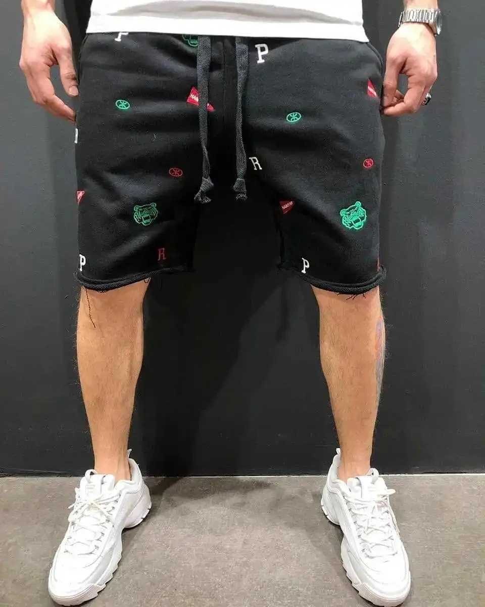 2024 Summer Mens Cargo Shorts Jogging Gym Casual Embroidered Shorts Fashion Mens Cargo Shorts T250424