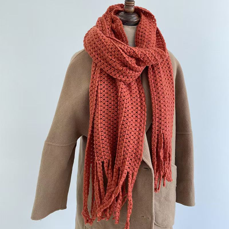 T202 long scarf for women Korean style all-match winter warm fashion wool