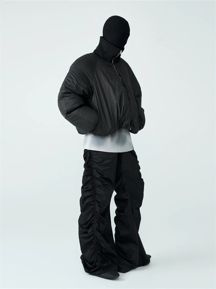 REDDACHiC Hip-hop Mens Ruched Sweatpants Y2k Retro Stacked Wide Leg Elastic Waist Quick-dry Casual Pants Sports Outdoor Clothes 250225