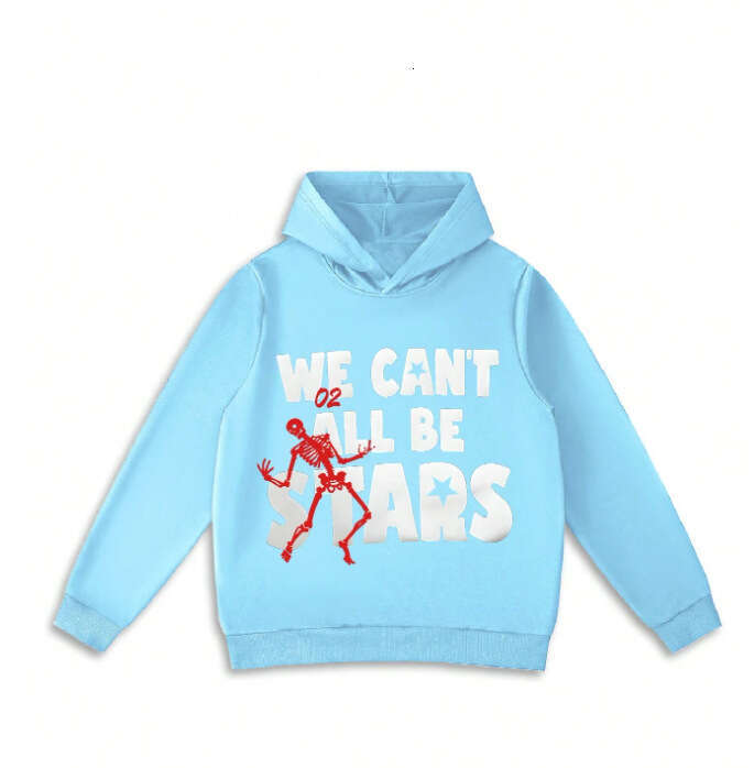 fashion unisex letter skull print rest hoodie trendy pullover gift for man