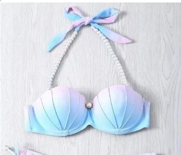 Tankini Swimsuits 2024 Woman Bikini Push Up Sexy Shell Swimsuit Swimwear Women Micro Conjunto Tall Alto 250227