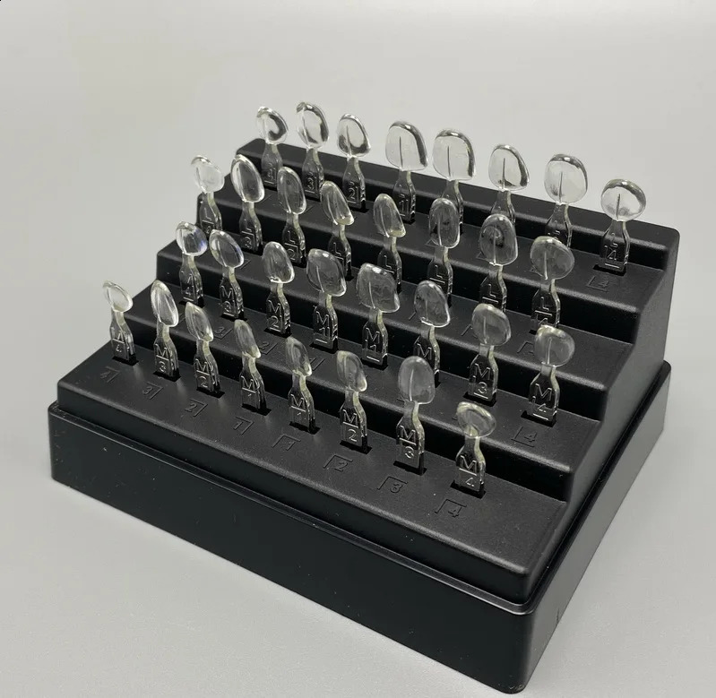32pcs/Set Dental Front Veneer Mould Kit Composite Resin Light Cure Filling Mold Anterior Teeth Whitening Tools 250228