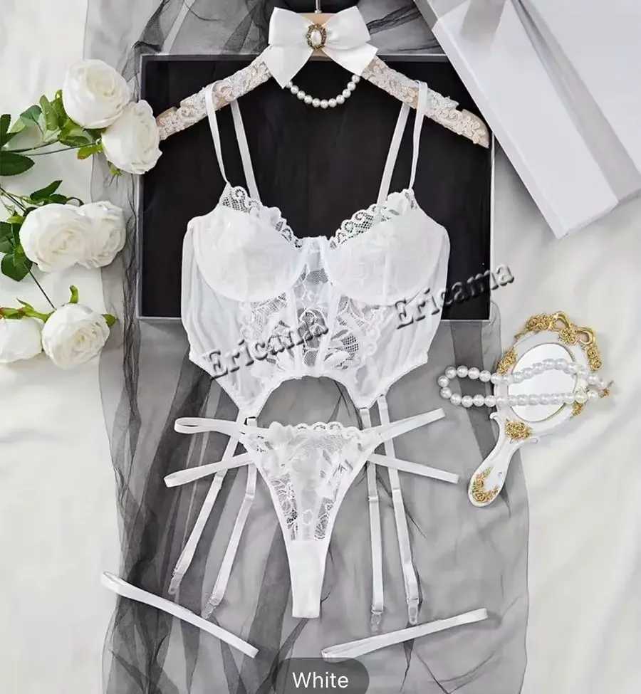 Sexy Set Womens Underwear Exotic Emotional Bra Set Embroidered Print Brassiere Lingerie Set Womens Set Push Up Thin BraletteXJ250301