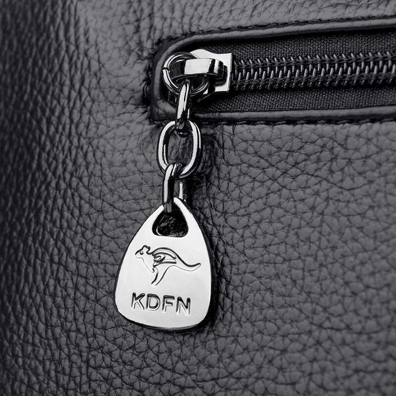Genuine Soft Leather Handbags For Women Vintage Shoulder Tote Bag Designer Ladies Large Capacity Purse Bags