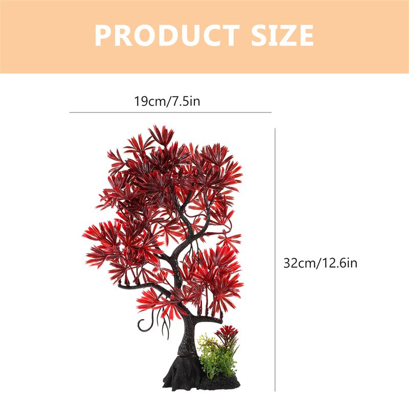 Aquarium Simulation Tree Model Simulated Tree Fish Tank Artificial Plastic Aquarium Model Fish Tank Landscaping Decoration