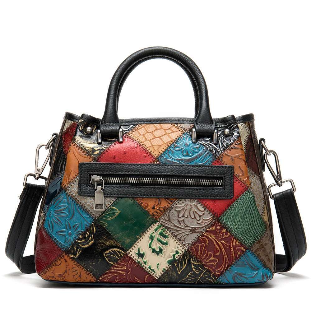 Hot Fashion Woman Handbags Woman Designers Patchwork Tote Bag Colorful Female Shoulder Bags Handbag