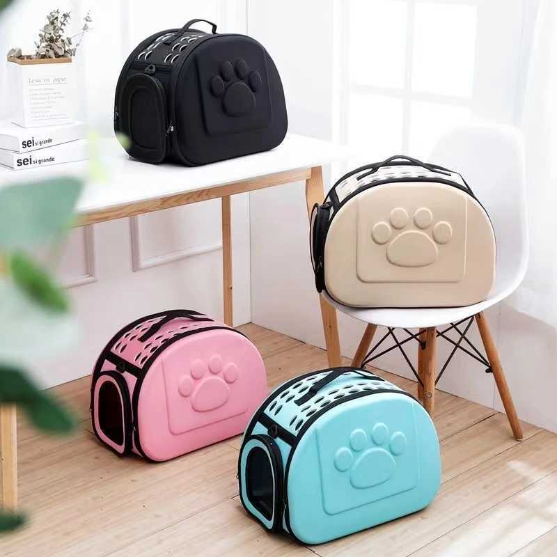 Pet Carrier Bag Portable Outdoor Cat Foldable Dog Travel Pet Bag Puppy Carrying Shoulder Cat Dog Bags Large Capacity Fashion Carrying Pet Supplies 250