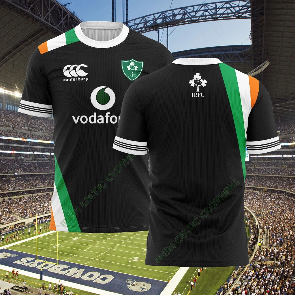 24-25 Sports Tops Adult Children's Irish Olive Shirts Personalized T-shirts Quick Dry Oversized Round Neck Short Sleeved