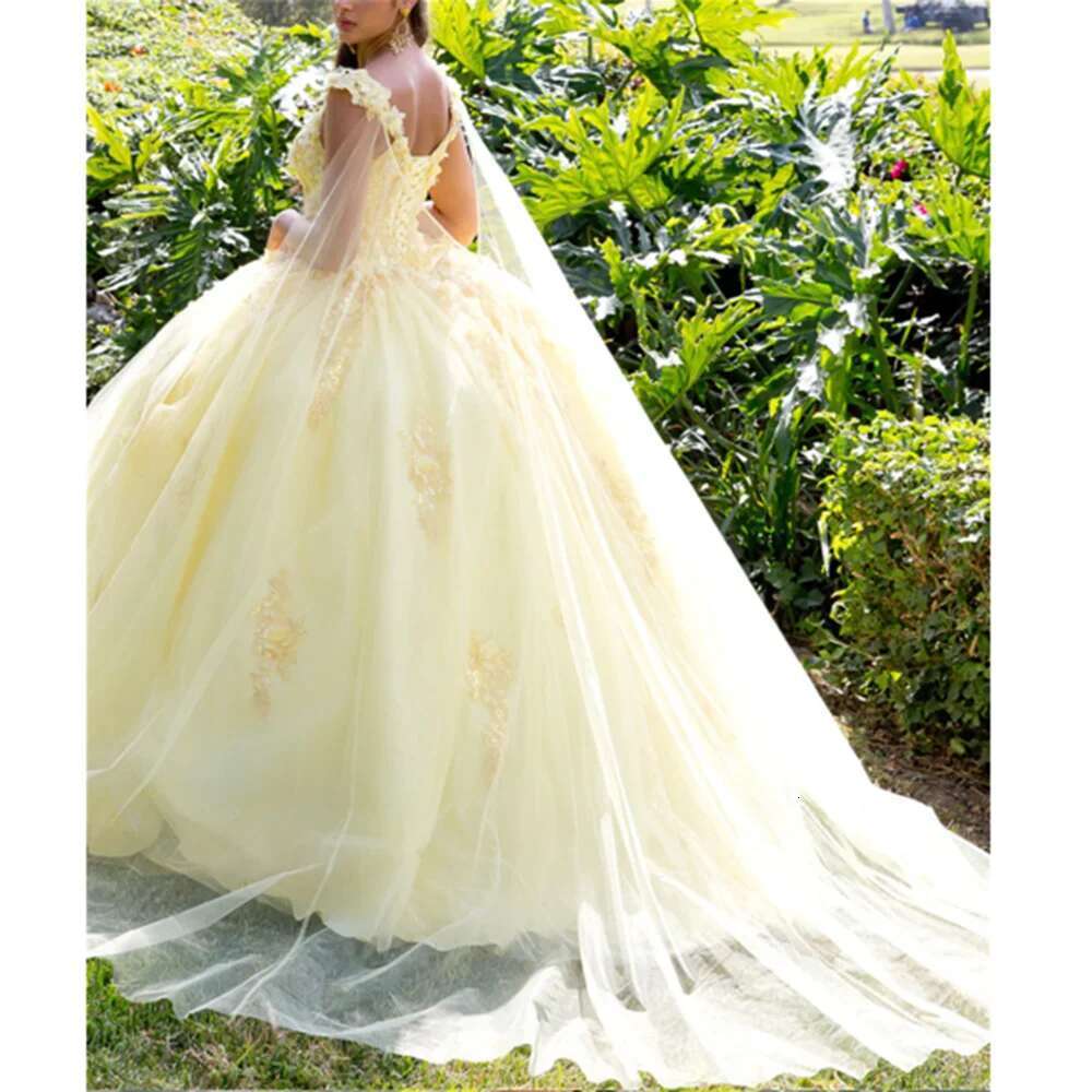 Women's formal evening 2024 yellow a ha to the floor dear strap spaghetti exquisite princess female prom dresses