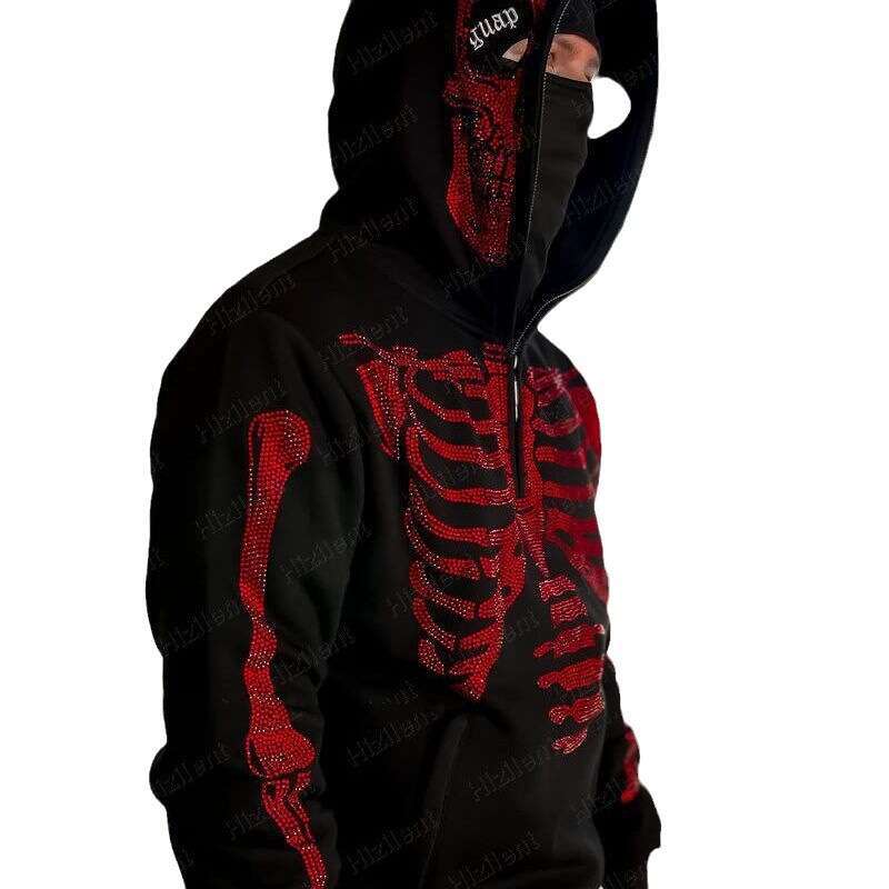 WY33005 Ins style women's clothing autumn and winter new item personalized pattern embroidery loose fitting pullover hooded sweatshirt