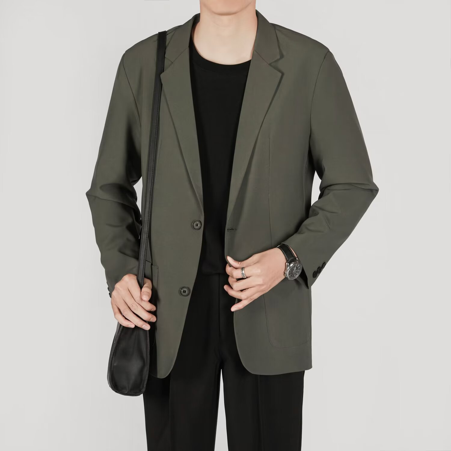 F228Trendy Korean Casual Outfit Collection - Seasonal Suit Sets for Petite Frames