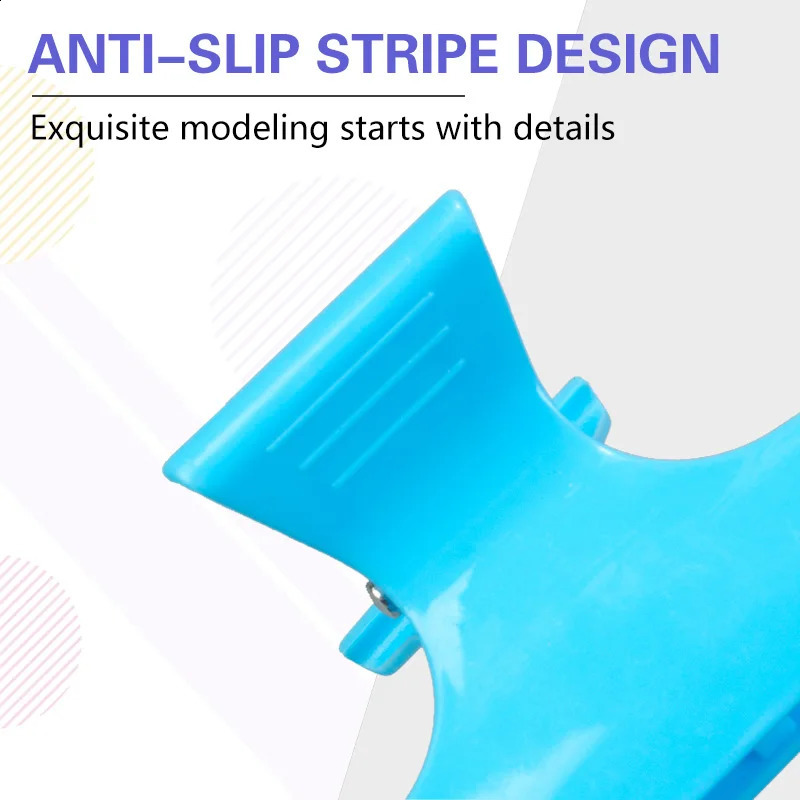 12PCS Colorful Hair Section Clips Hairdressing Seamless Clip Barber Fixed Professional Womens Braided Styling Accessories 250218