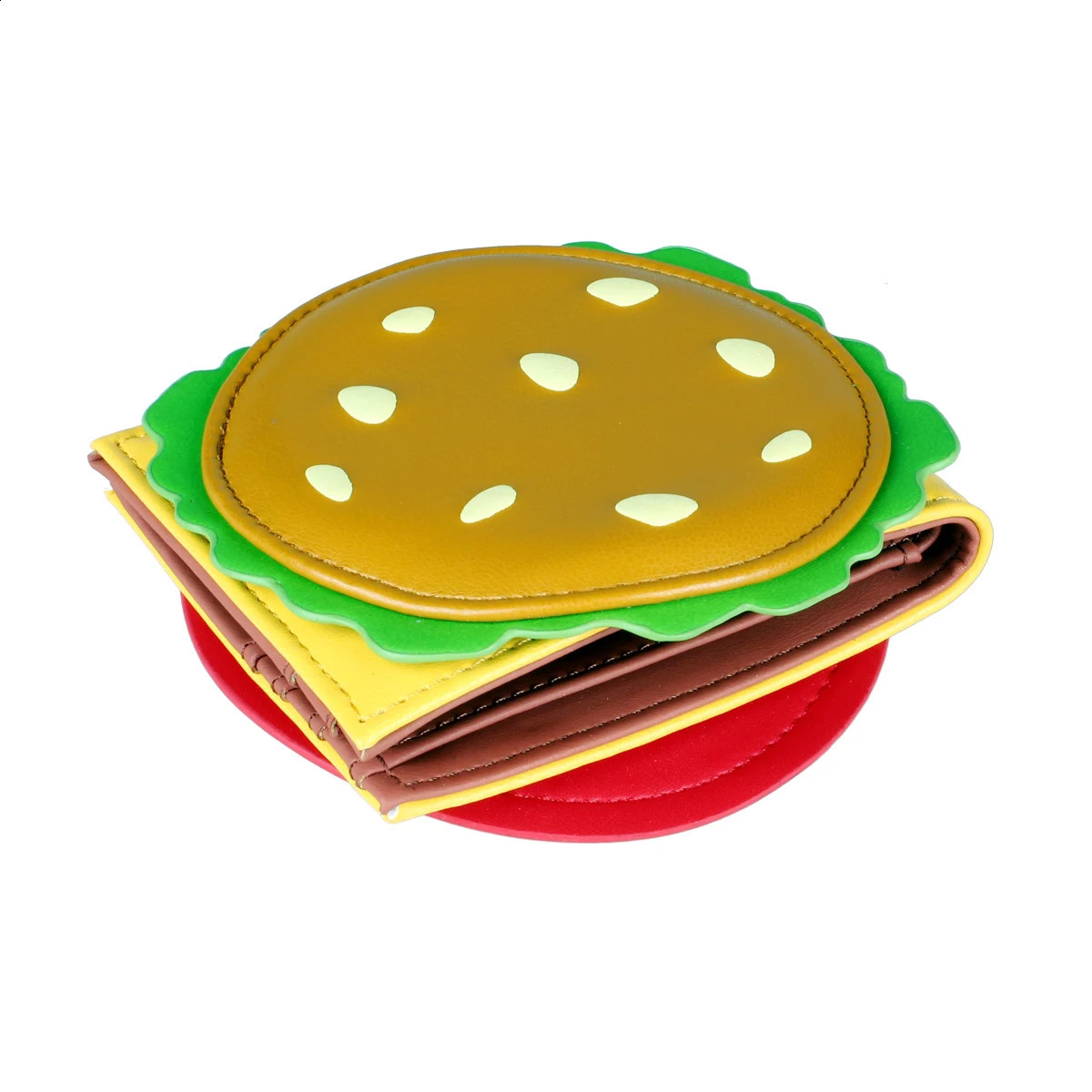 Burger shaped cute womens wallet mens ID card holder 250228